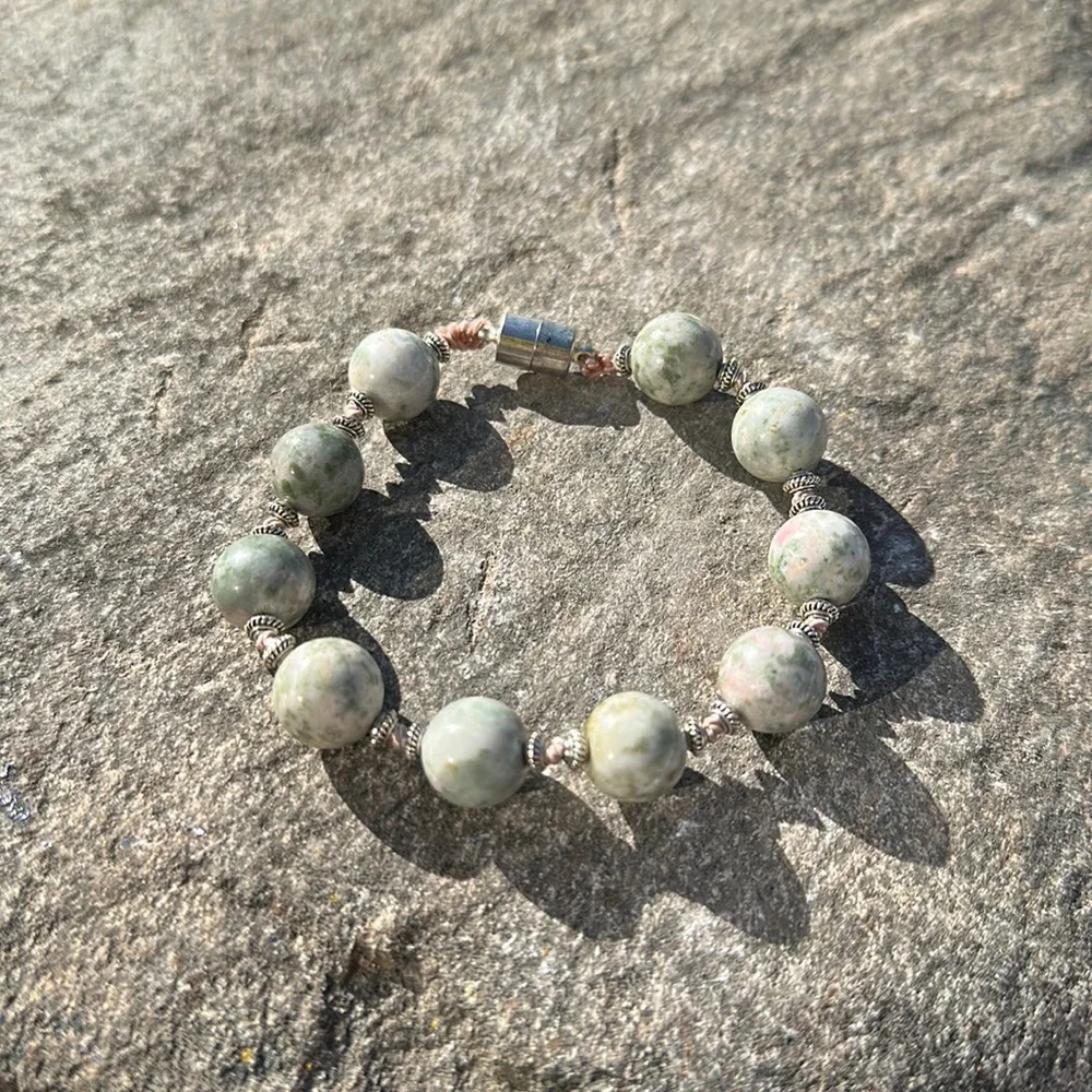Tree agate magnetic bracelet - Picture 1 of 5